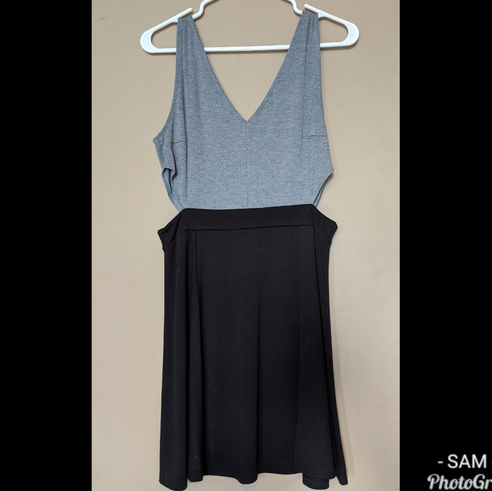 Cut-out Skater Dress